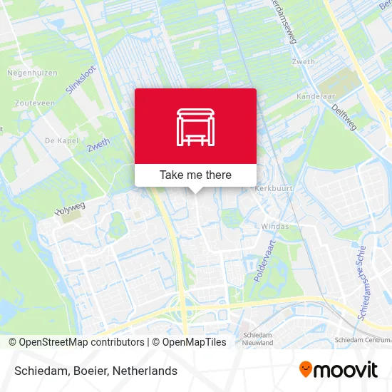 Schiedam, Boeier map