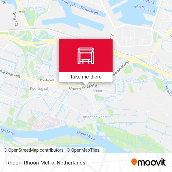 Rhoon, Rhoon Metro Karte