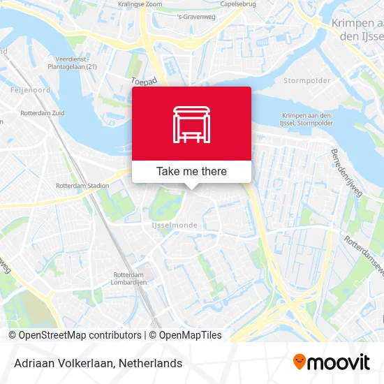 Adriaan Volkerlaan map