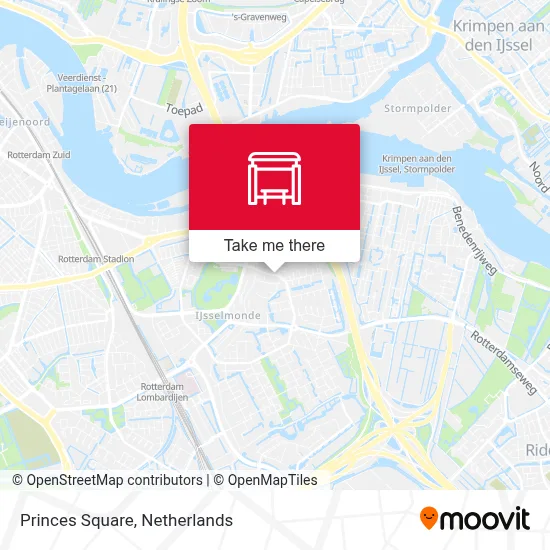 Prinsenplein map