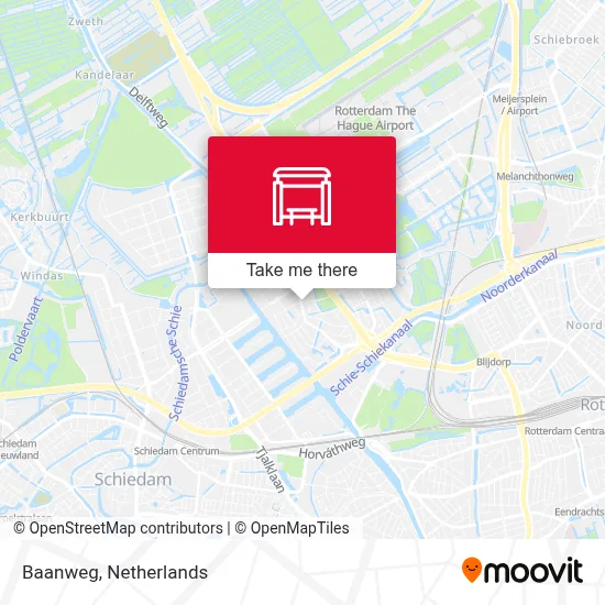 Baanweg map