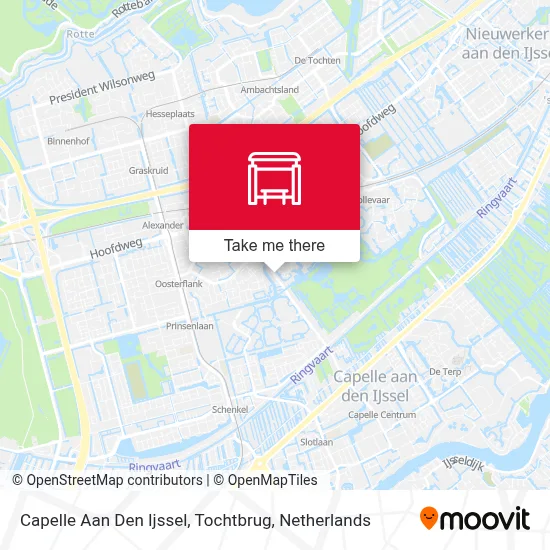 Capelle Aan Den Ijssel, Tochtbrug map