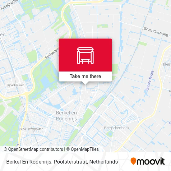 Berkel En Rodenrijs, Poolsterstraat map