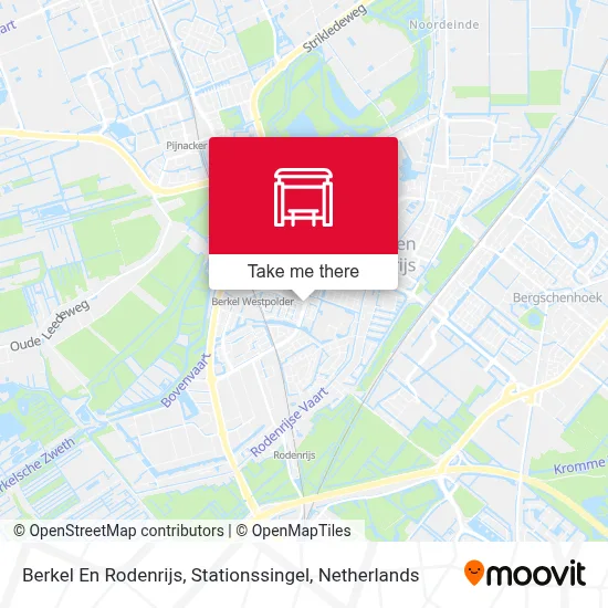 Berkel En Rodenrijs, Stationssingel Karte