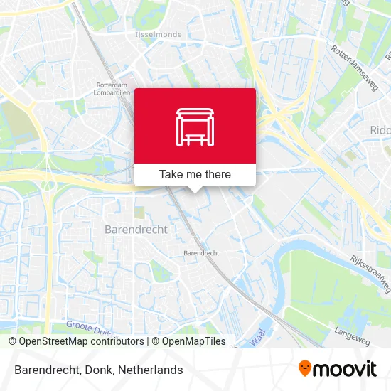 Barendrecht, Donk map