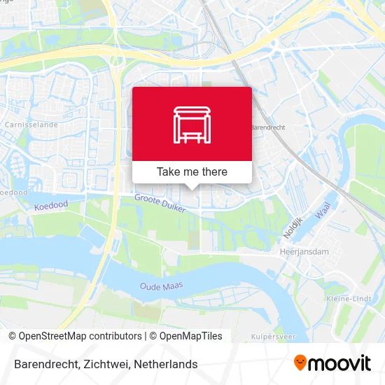 Barendrecht, Zichtwei map