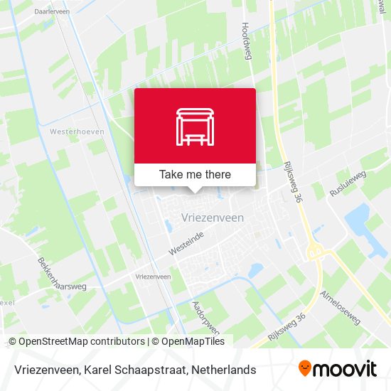 Vriezenveen, Karel Schaapstraat map