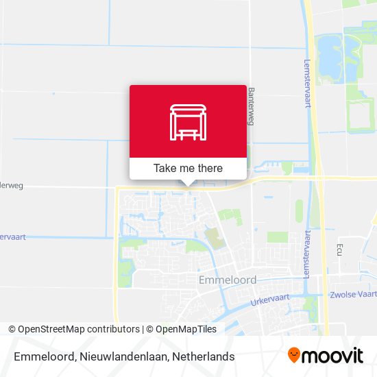 Emmeloord, Nieuwlandenlaan map