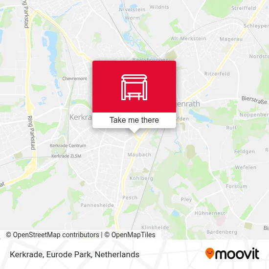 Kerkrade, Eurode Park map