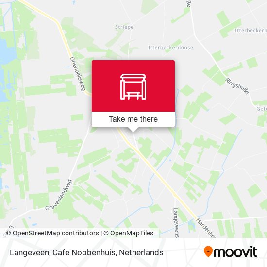 Langeveen, Cafe Nobbenhuis map