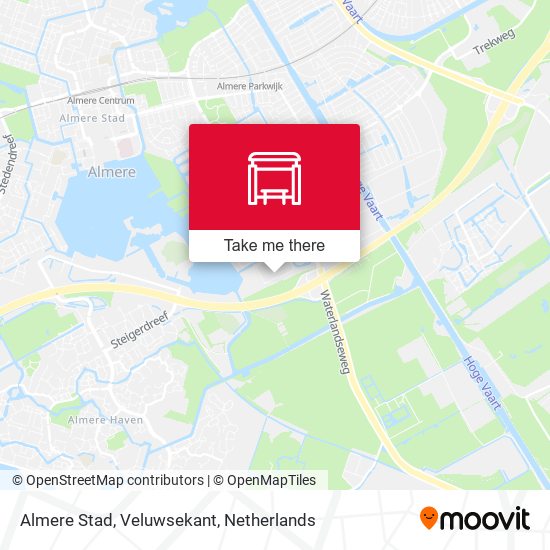 Almere Stad, Veluwsekant map