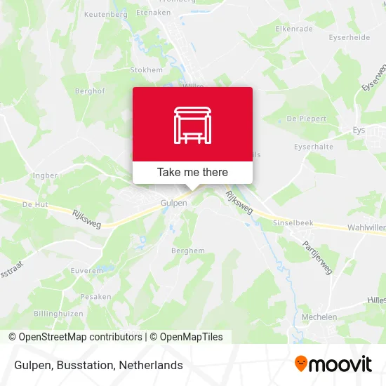 Gulpen, Busstation Karte