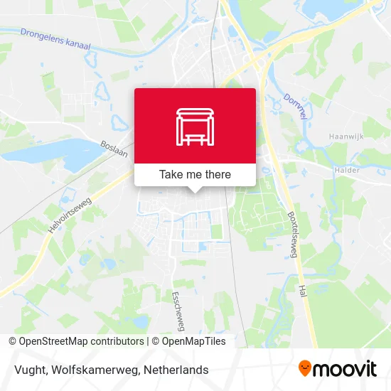 Vught, Wolfskamerweg map