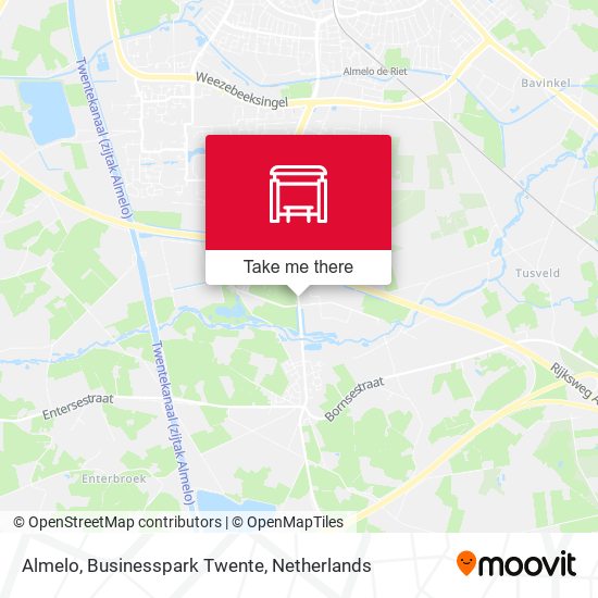 Almelo, Businesspark Twente map