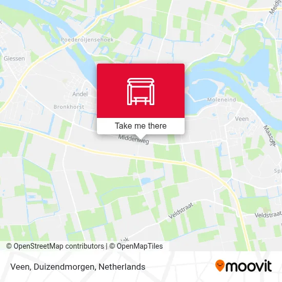 Veen, Duizendmorgen map
