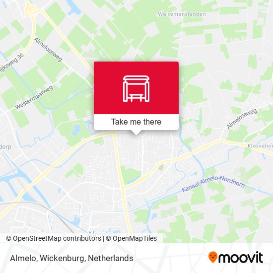 Almelo, Wickenburg Karte