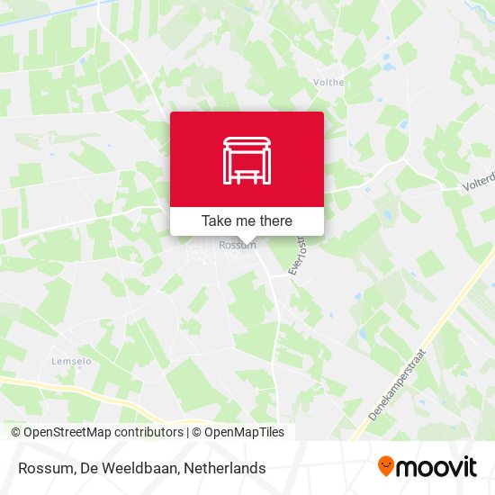 Rossum, De Weeldbaan map