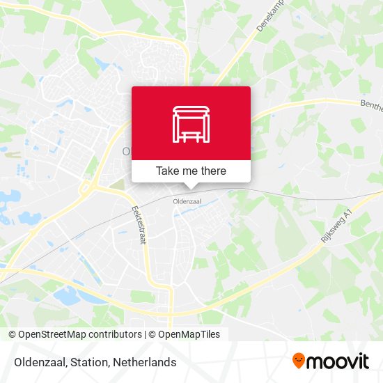 Oldenzaal, Station map