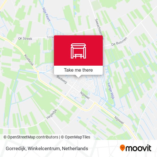 Gorredijk, Winkelcentrum map