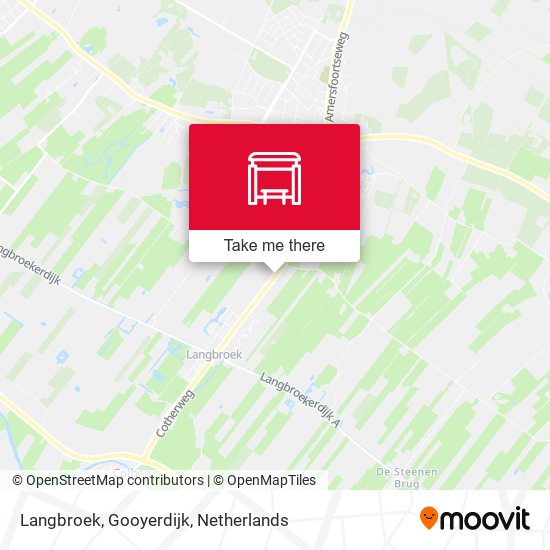 Langbroek, Gooyerdijk map