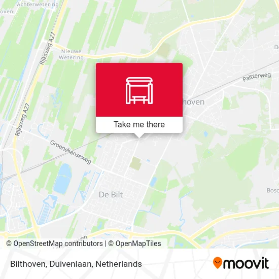 Bilthoven, Duivenlaan map