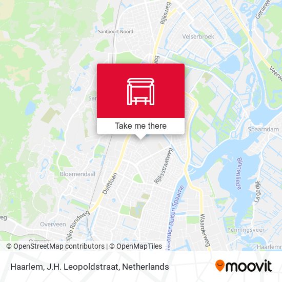 Haarlem, J.H. Leopoldstraat map