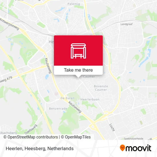 Heerlen, Heesberg Karte
