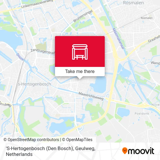 'S-Hertogenbosch (Den Bosch), Geulweg map