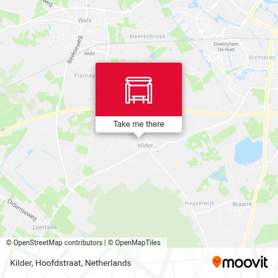Kilder, Hoofdstraat Karte
