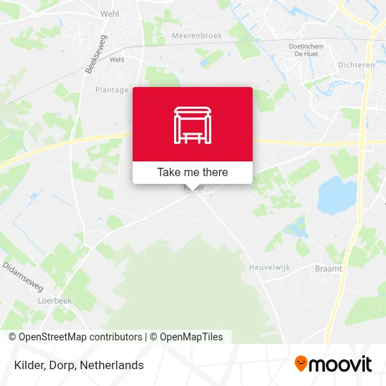 Kilder, Dorp map