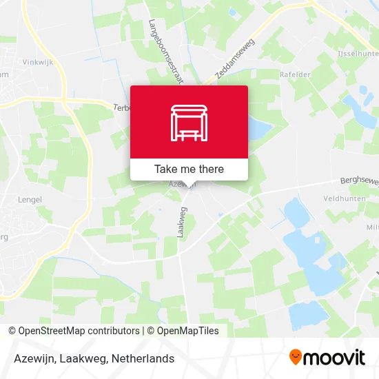 Azewijn, Laakweg map