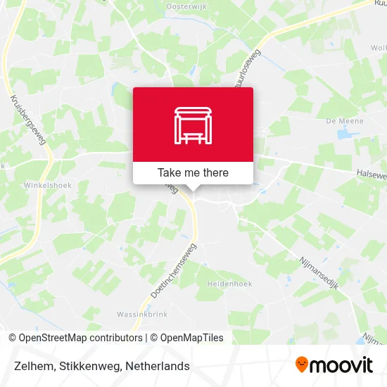 Zelhem, Stikkenweg map