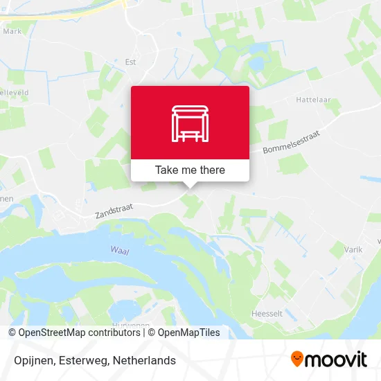 Opijnen, Esterweg map