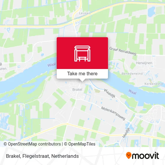 Brakel, Flegelstraat map