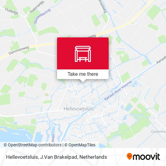 Hellevoetsluis, J.Van Brakelpad map