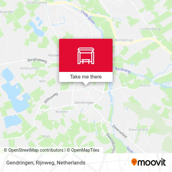 Gendringen, Rijnweg map