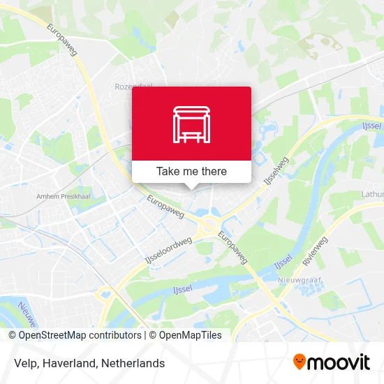 Velp, Haverland map