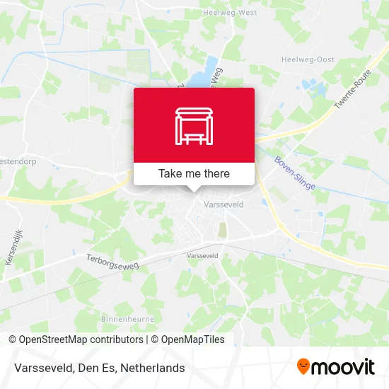 Varsseveld, Den Es map