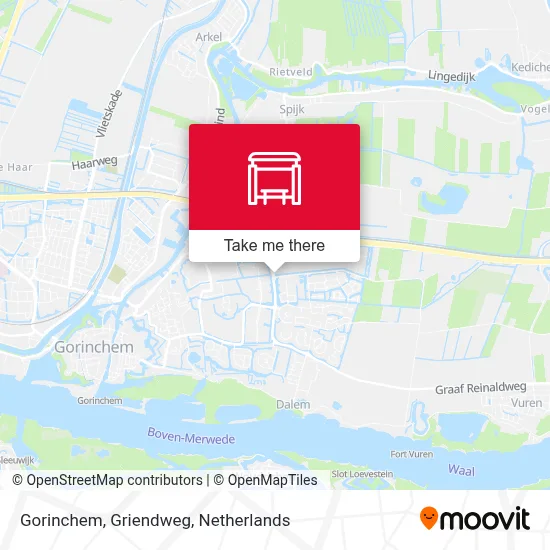 Gorinchem, Griendweg map