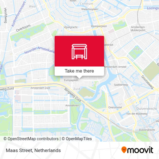 Maasstraat Karte