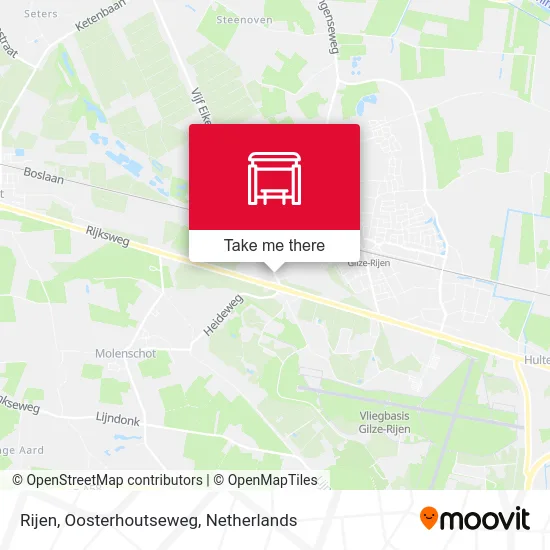 Rijen, Oosterhoutseweg Karte
