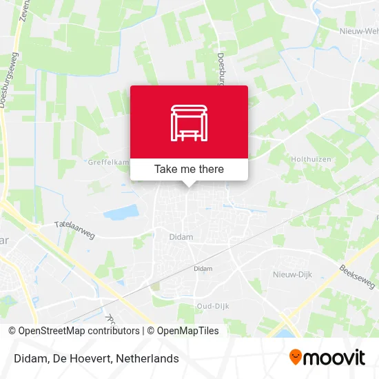 Didam, De Hoevert map
