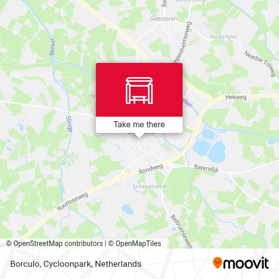 Borculo, Cycloonpark map