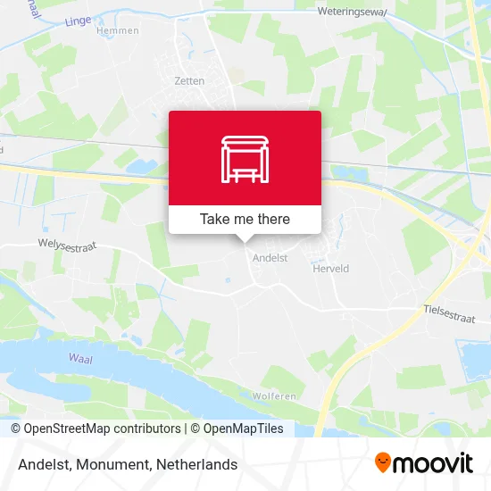 Andelst, Monument map