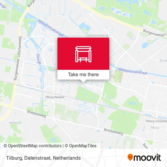 Tilburg, Dalenstraat map