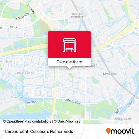 Barendrecht, Cellolaan map