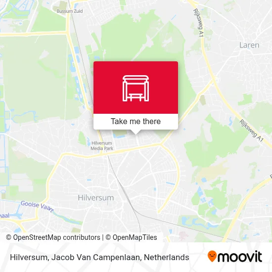 Hilversum, Jacob Van Campenlaan Karte