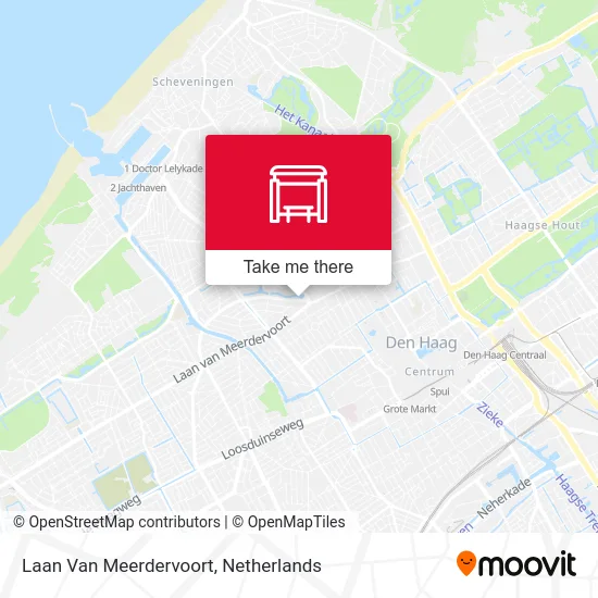 Laan Van Meerdervoort map