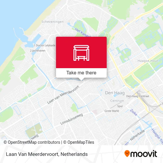 Laan Van Meerdervoort map