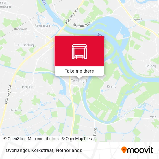 Overlangel, Kerkstraat map